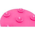 Lick'n'Snack CIRCLE mit Saugnäpfen - Matte zum langsamen Füttern, 18 cm, TPR/Kunststoff, rosa