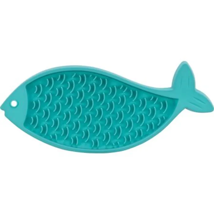 Hauptproduktbild Lick’n'Snack RYBA - podložka k pomalému krmení, 28 cm, petrolejová