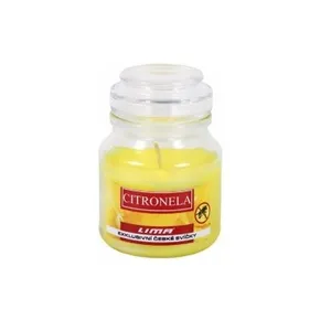 Lima Aroma Dreams Citronella Aromakerze im Glas mit Deckel, 120 g