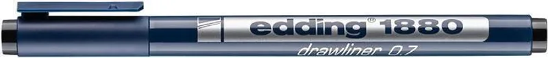 Hauptproduktbild Liner "1880", černá, 0,7mm, EDDING