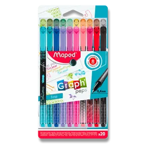 Liner Maped Graph´Peps Deco Set mit 20 Farben