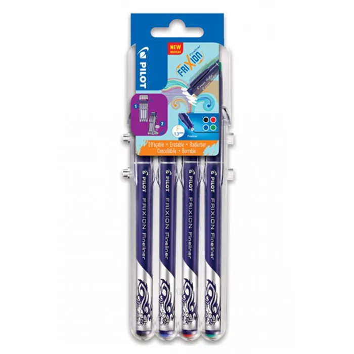 Hauptproduktbild Liner Pilot 4104 Frixion Fineliner sada 4 barev, Basic