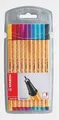 Liner „Point 88“, 10 Farben, 0,4mm, STABILO