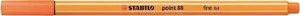 Liner „Point 88“, Blassorange (Pale Vermillion), 0,4 mm, STABILO