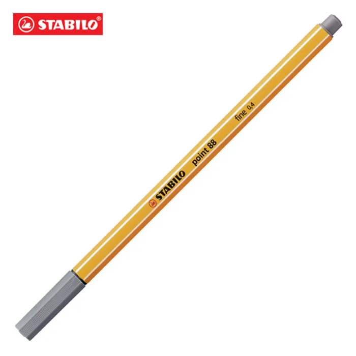 Hauptproduktbild Liner "Point 88", šedá, 0,4mm, STABILO