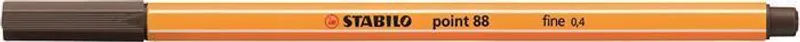 Hauptproduktbild Liner "Point 88", tmavě hnědá (umber), 0,4 mm, STABILO