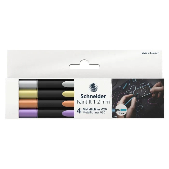 Hauptproduktbild Liner Schneider Paint-it Metallic sada 4 ks