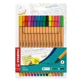 STABILO point 88 15-teiliges Set mit 5 Neonfarben