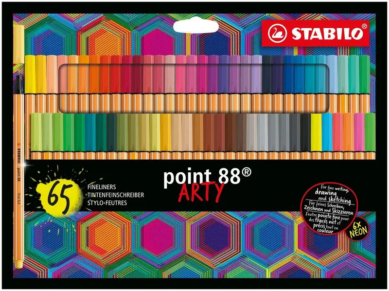 Hauptproduktbild Liner STABILO point 88 - ARTY - 65 ks sada