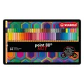 STABILO point 88 Arty Metallkoffer 66-tlg