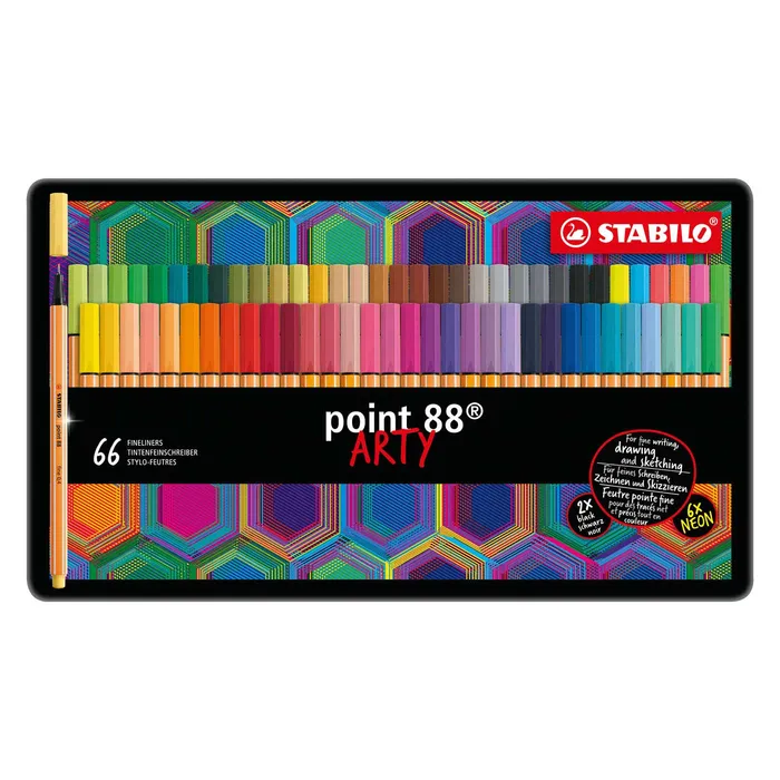 Hauptproduktbild Liner STABILO point 88 Arty kovové pouzdro 66 ks