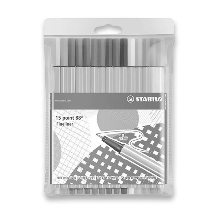 Hauptproduktbild Liner Stabilo Point 88 sada 15 barev