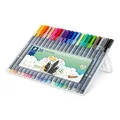 Liner-Set „Triplus 334 Box“, 20 Farben, 0,3 mm, STAEDTLER