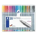 Liner-Set „Triplus 334 Box“, 20 Farben, 0,3 mm, STAEDTLER