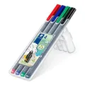 Liner-Set „Triplus 334 Box“, 4 Farben, 0,3 mm, STAEDTLER