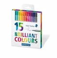 Liner "Triplus 334", Set - 15 Stück, verschiedene Farben, 0,3 mm, STAEDTLER