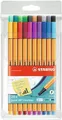 Liner „Point 88 Bigpoint“, 20 verschiedene Farben, Set, 0,4 mm, STABILO