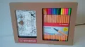 Liner "Point 88t" und Malvorlagen "Enchanted Forest", Set, Liner - 15 Farben, 0,4 mm, STABI