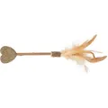 Weiteres Produktbild Lutscher-HERZ mit Matatabi und Federn, 23 cm