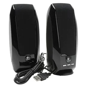 Logitech Lautsprechers S150, 2.0, 1,2W, schwarz, Lautstärkeregler, portable, 90Hz-20kHz