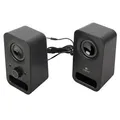 Logitech Lautsprechers Z150, 2.0, 3W, schwarz, Lautstärkeregler, portable, 150Hz-20kHz