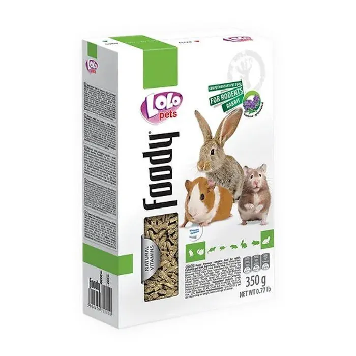 Hauptproduktbild LOLO BASIC granulovaná vojtěška pro hlodavce 350 g krabička