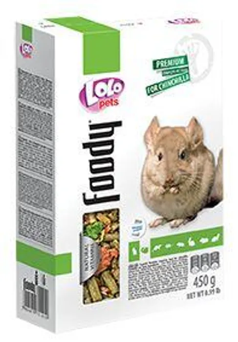 Hauptproduktbild LOLO BASIC kompletní krmivo pro činčily 450 g krabička