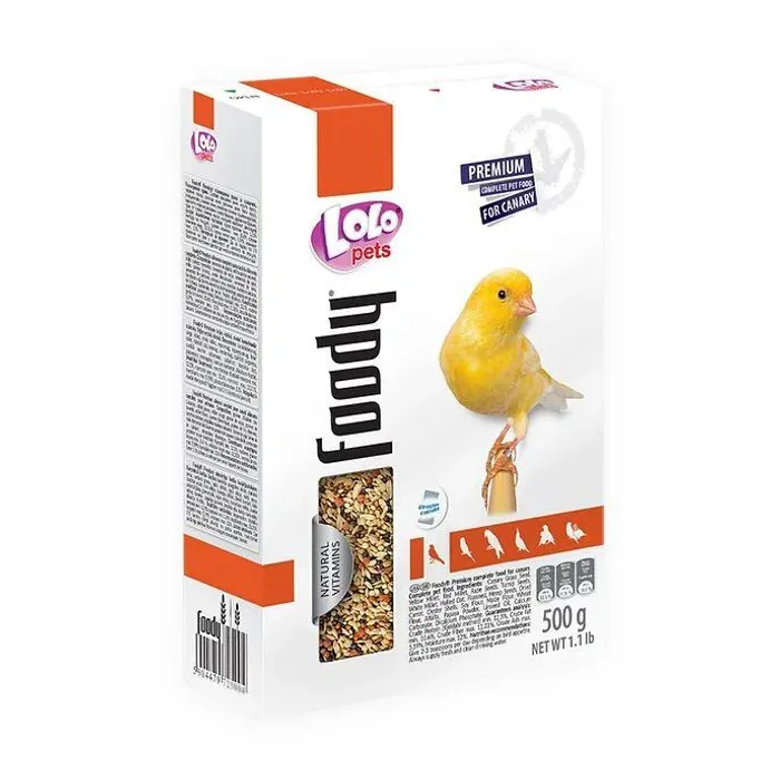 Hauptproduktbild LOLO BASIC kompletní krmivo pro kanáry 500 g krabička