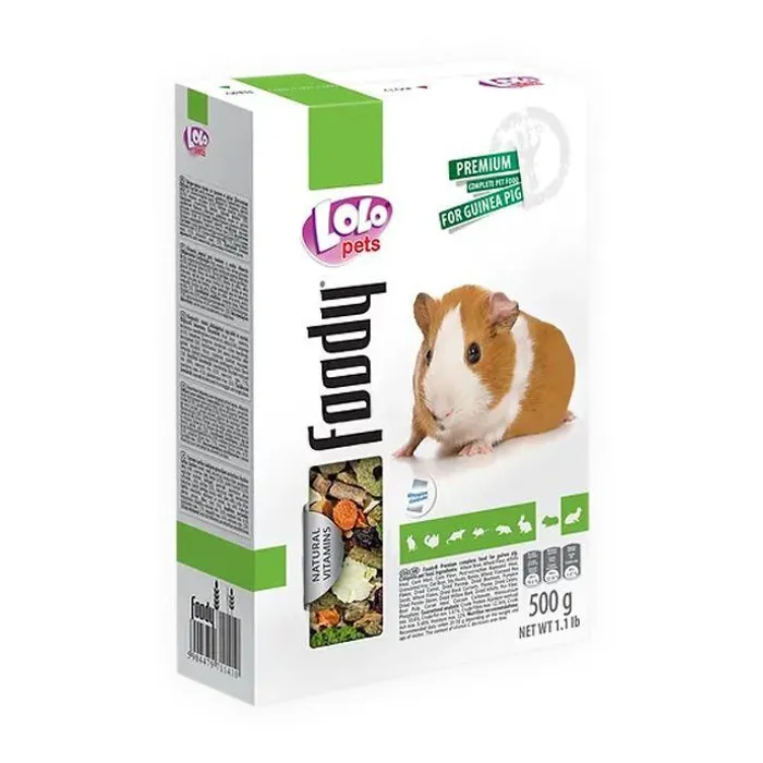 Hauptproduktbild LOLO BASIC kompletní krmivo pro morčata 500 g krabička