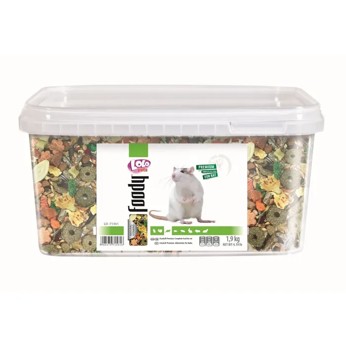 Hauptproduktbild LOLO BASIC kompletní krmivo pro potkany 3 L, 1,9 kg kyblík
