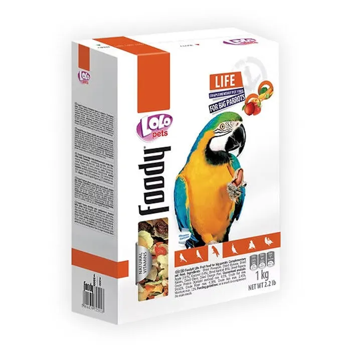 Hauptproduktbild LOLO BASIC zeleninovo/ovocné krmivo pro velké papoušky 900 g
