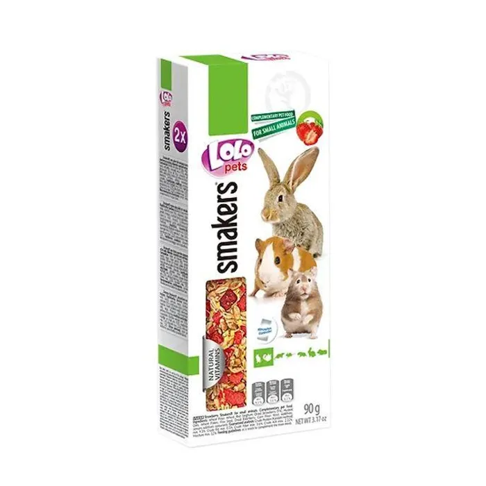 Hauptproduktbild LOLO SMAKERS 2 klasy jahodové pro hlodavce 90 g
