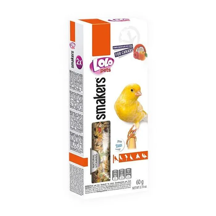 Hauptproduktbild LOLO SMAKERS 2 klasy ovocné pro kanáry 60 g