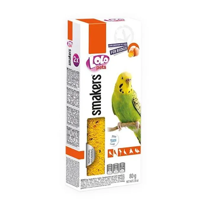 Hauptproduktbild LOLO SMAKERS 2 klasy vajíčkové pro andulky 80 g
