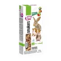 LOLO SMAKERS 3in1 Obst-/Gemüse-/Johannisbrotohren für Nagetiere 135 g