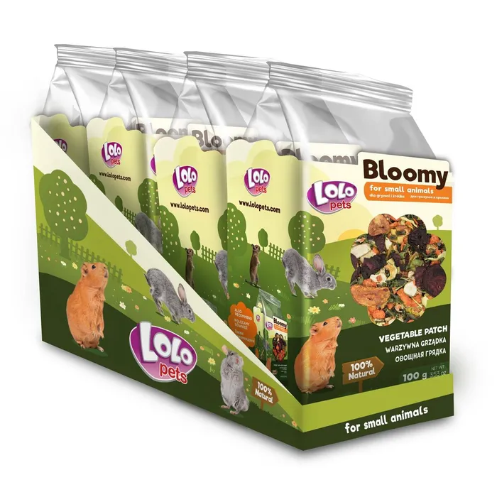 Hauptproduktbild LOLOPets BLOOMY zeleninové chipsy pro hlodavce 100 g