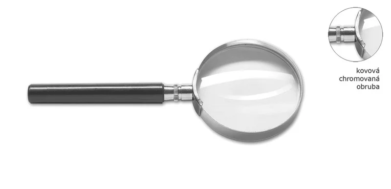 Hauptproduktbild Lupa CONCORDE - 90mm průměr, kovová obruba
