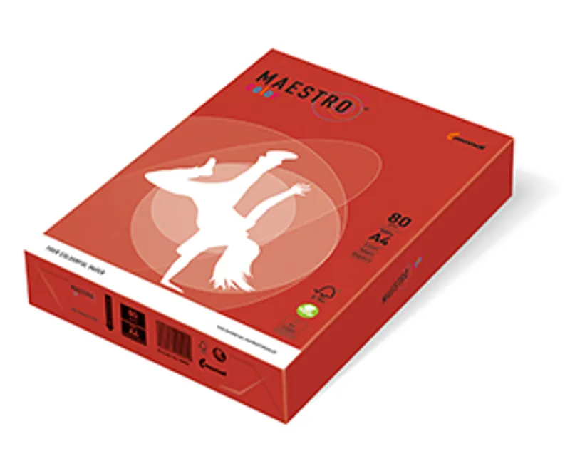 Hauptproduktbild MAESTRO color INTENSIV 160g 250 listů Coral Red - CO44