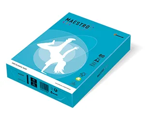 MAESTRO Farbe INTENSIV 80 g 500 Blatt Aqua Blue - AB48