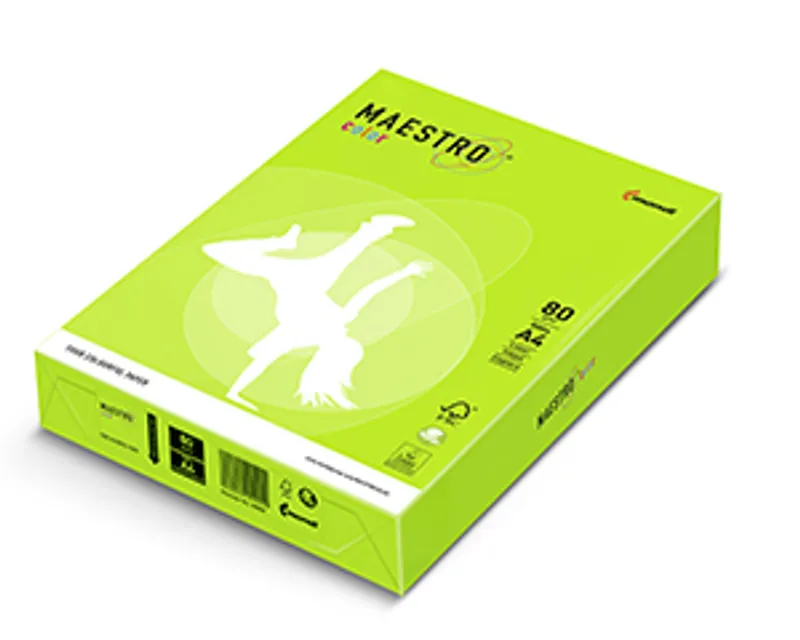Hauptproduktbild MAESTRO color NEON 80g 500 listů Neon Green - NEOGN