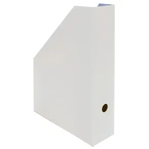 Zeitschriftenbox A4 farbig 32,5 x 25,5 x 7,5 cm weiß