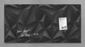 Magnetische Glastafel, 91x46 cm, SIGEL, „Artverum®“, schwarz