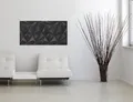 Magnetische Glastafel, 91x46 cm, SIGEL, „Artverum®“, schwarz