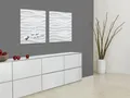 Magnetische Glastafel, 48x48 cm, SIGEL, „Artverum®“, weiß-wollig
