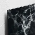 Magnetische Glastafel "Artverum®", schwarzer Marmor, 48x48 cm, SIGEL