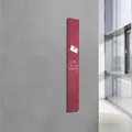 Magnetische Glastafel "Artverum®", rot, 12x78 cm, SIGEL