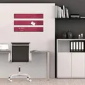 Weiteres Produktbild Magnetische Glastafel "Artverum®", rot, 12x78 cm, SIGEL