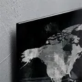 Weiteres Produktbild Magnetická skleněná tabule "Artverum®", mapa světa, 91x46cm, SIGEL