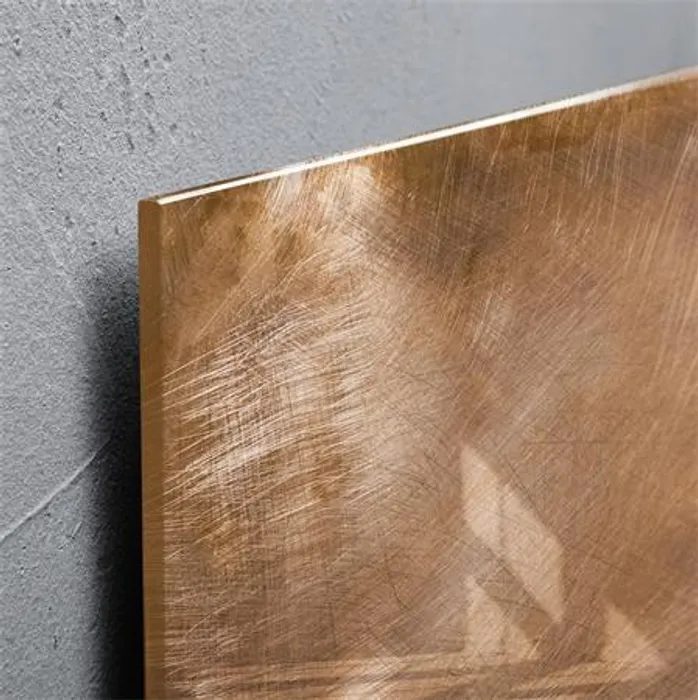 Hauptproduktbild Magnetická skleněná tabule "Artverum®", použitý bronz, 48x48cm, SIGEL