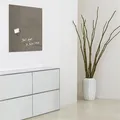 Weiteres Produktbild Magnetická skleněná tabule "Artverum®", tmavě šedá, 48x48 cm, SIGEL